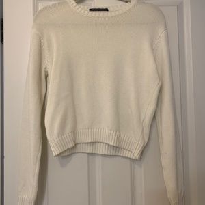 Brandy Melville White Knit Sweater